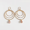 Mystic moonstone earrings (E488)