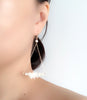 Earrings Riko - White coral branches (E130)