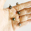 Bracelet ABELLA - Tahitian pearl (B396)