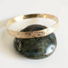 Bangle JASMIN - 8 mm Hawaiian heirloom bangle (B402)