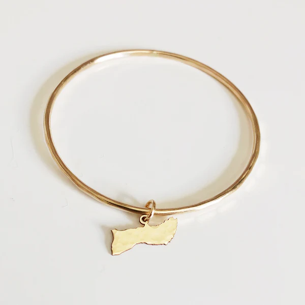 Molokai charm bangle (B424)