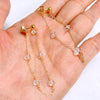 Earrings EUNI - herkimer diamonds (E633)