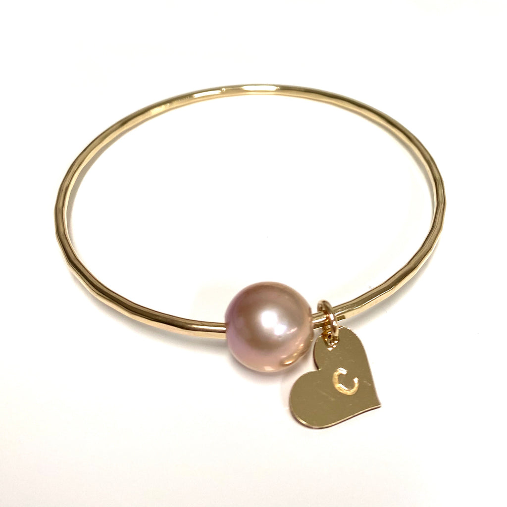 Bangle VICCI - pink Edison pearl (B456)