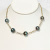 Tahitian pearl jewelry set.