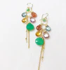 Earrings AVA - chrysoprase (E301)