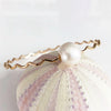 Bangle UNAHI - white Edison pearl (B429)