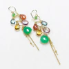 Earrings AVA - chrysoprase (E301)