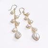 Earrings CHARIS - keshi pearls (E618)