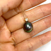 CZ Tahitian pearl necklace