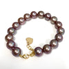 Bracelet CORA - lavender Edison pearls (B458)