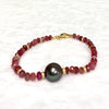 Bracelet MAYRA  - pink tourmaline (B496)