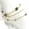 Keshi Tahitian pearls anklet (B467)