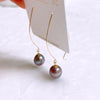 Earrings KALENA - lavender Edison pearls (E635)