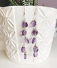 Waiola earring - amethyst (E284)