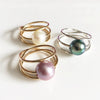 Ring LOELA - lavender Edison pearl (R197)