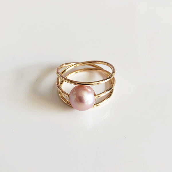 Ring LOELA - pink pearl (R187)