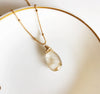 Necklace Keri - golden rutilated quartz (N230)