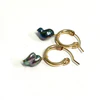 Earrings NOELA - keshi Tahitian pearl (E584)