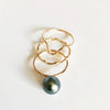 Ring ELVANI - tahitian pearl (R174)