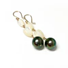 Pikake earrings- Tahitian pearl