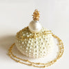 Pineapple pearl necklace - south sea pearl (N311)