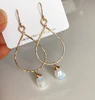 Earrings Nerida -moonstone (E320)