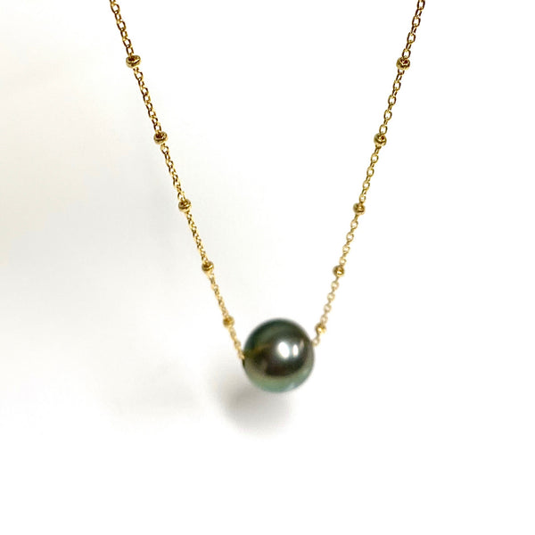 Necklace KEALANI - Tahitian pearl (N340)