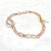 Bracelet MAYRA - keshi & white south sea pearls