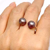 Ring ADORA - Purple Edison pearls (R215)