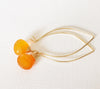 Earrings Kalena - carnelian (E316)