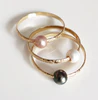 Bangle GIGI- white fresh water pearl (B409)