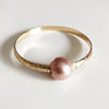 Bangle GIGI - pink Edison pearl (B408)