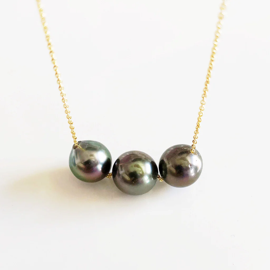 Necklace KRISTI- tahitian pearls (N315)