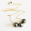Necklace KRISTI- tahitian pearls (N315)