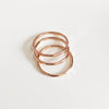 Clara rings (3 rings set) - rose gold (R193)