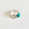 Ring LOELA - Howlite turquoise (R192)