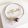 Bangle VIOLA - lavender pearl (B416)