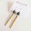 Earrings MELIA - tahitian pearl (E536)