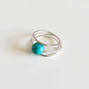 Ring LOELA - Howlite turquoise (R192)