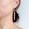 Earrings MELIA - tahitian pearl (E536)