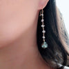 Earrings HAUNANI - herkimer diamond (E537)